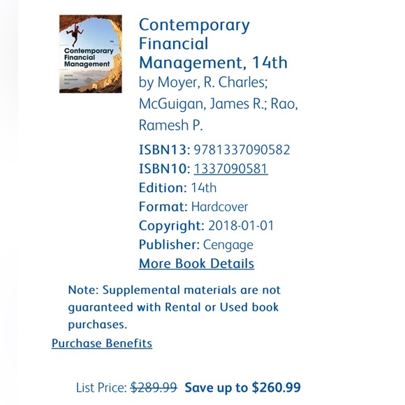 Contemporary Financial Management 14th Edition Loose Leaf College Book - Picture 1 of 4